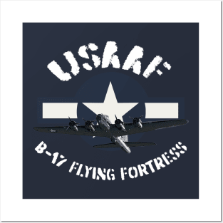 USAAF B-17 Flying Fortress Posters and Art